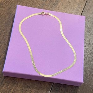 18k saudi gold Anklet